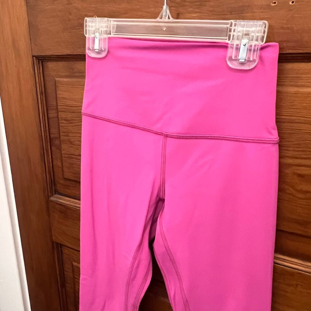 Lululemon Align High-Rise Crop 23" sz 4 NWOT's Pink Women's Leggings $98 - Picture 2 of 13